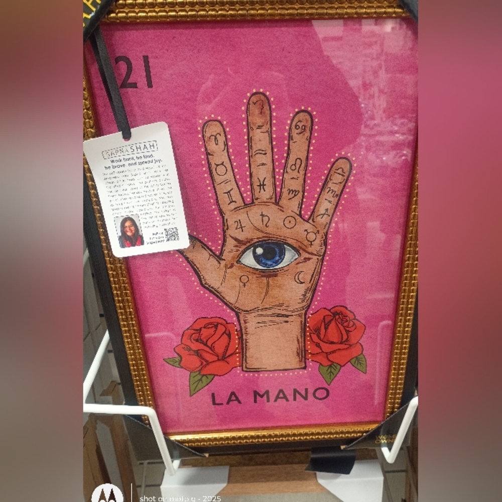 Sapna Shah Loteria La Mano Art Print - 12x18